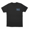 Twice Logo Unisex T Shirt Black