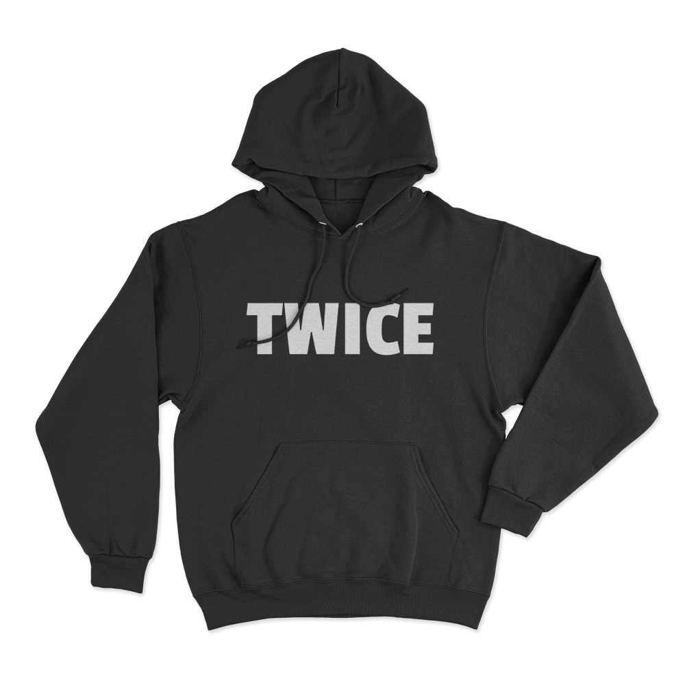 Twice Unisex Hoodie Black Twice Unisex Hoodie Black