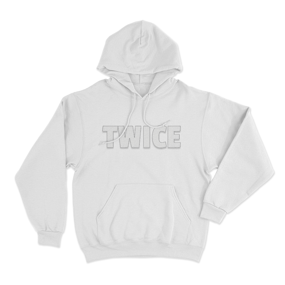 Twice Unisex Hoodie White Twice Unisex Hoodie White