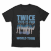 Twice World Tour Unisex T Shirt Black